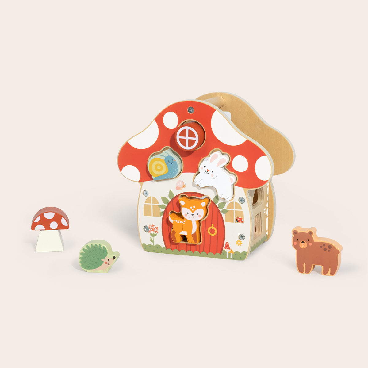 Shape Sorter Mushroom House