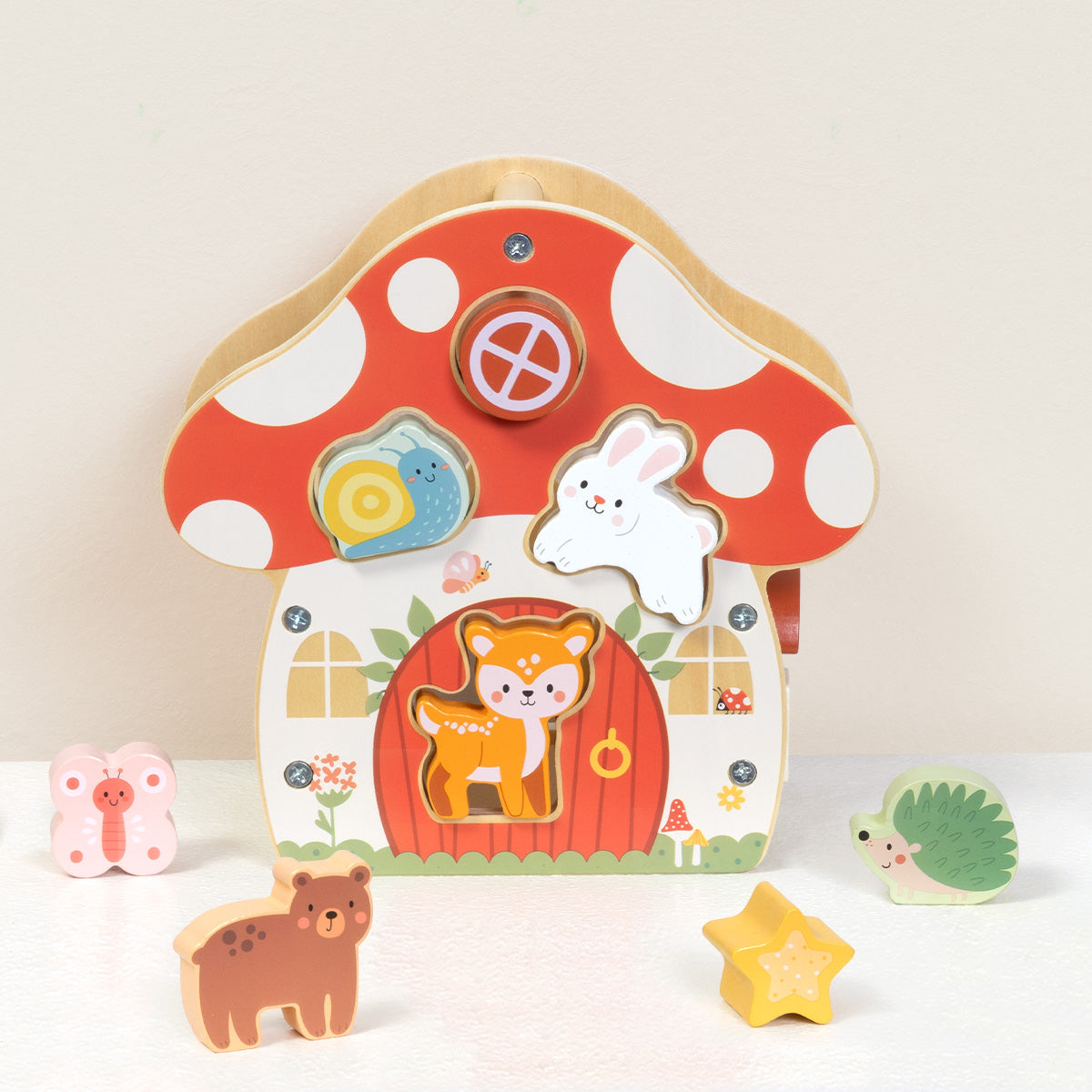 Shape Sorter Mushroom House