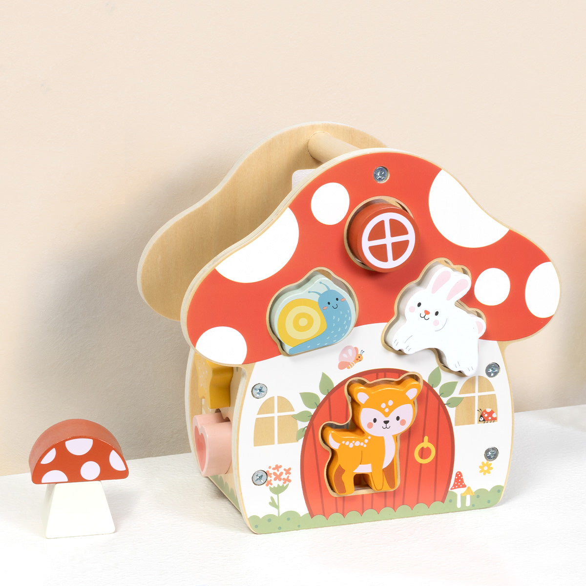 Shape Sorter Mushroom House